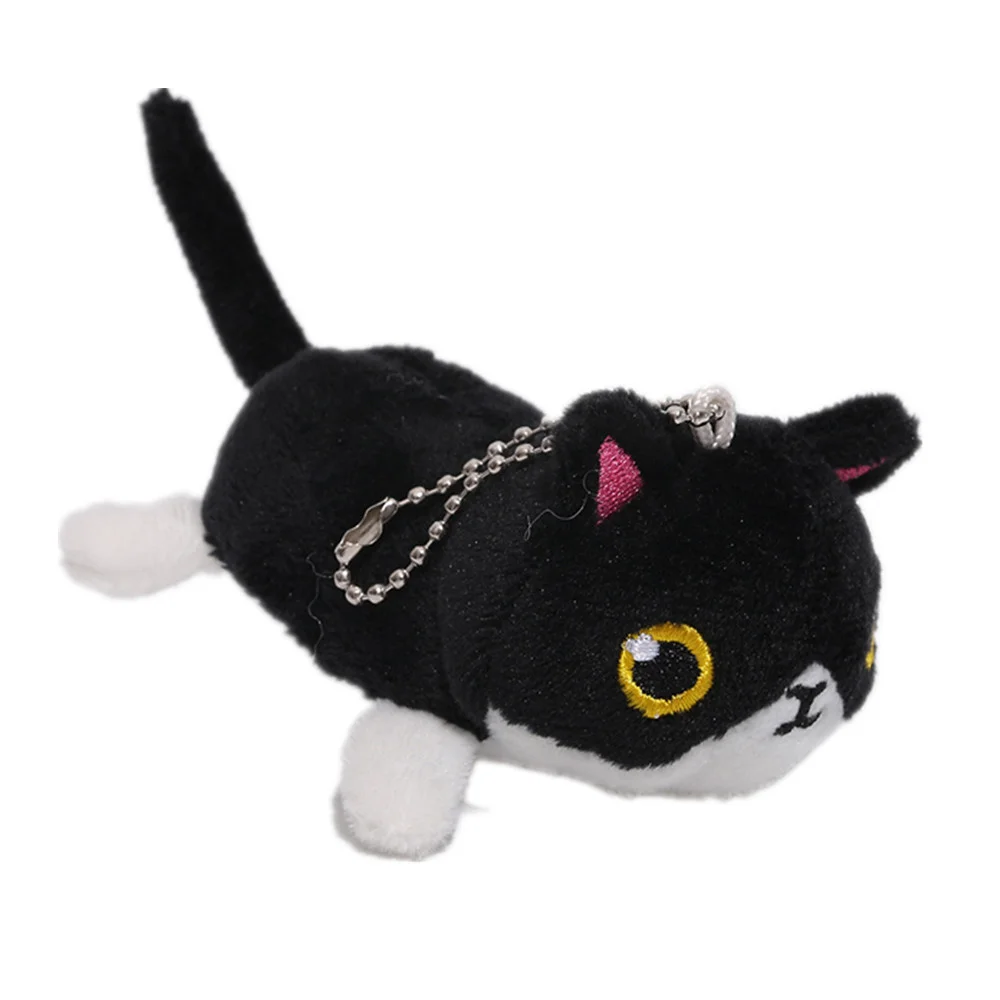 Прибл. 8 см Маленькая плюшевая игрушечная кукла-кот подарок брелок животное кошка