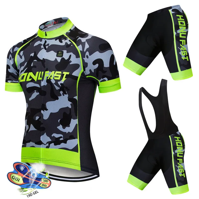 

Cycling Jersey Set 2021 Camouflage Men's Cycling Clothing Racing Bicycle Clothing Suit Quick dry Mtb Bike Clothes Ropa bicicleta