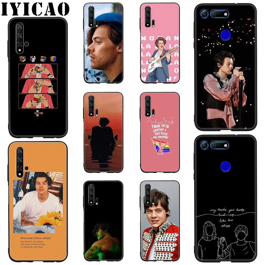 Harry styles мягкий силиконовый чехол для Honor вид 20 8C 8X8 9 10 Lite 6A 7C 7X 7A 9X20 Pro Note крышка |