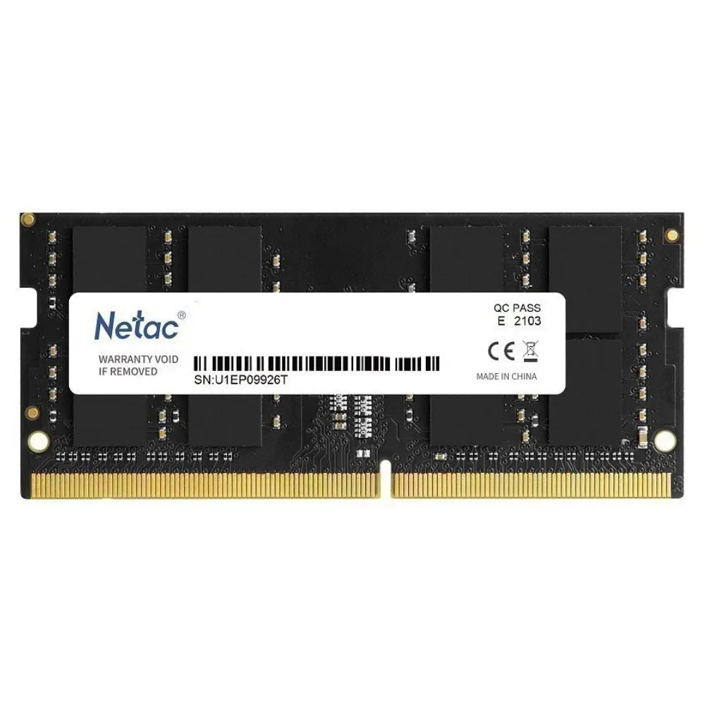 Оперативная память SO-DIMM DDR 4 DIMM 16Gb PC21300 2666Mhz Netac NTBSD4N26SP-16 C19 | Компьютеры и офис