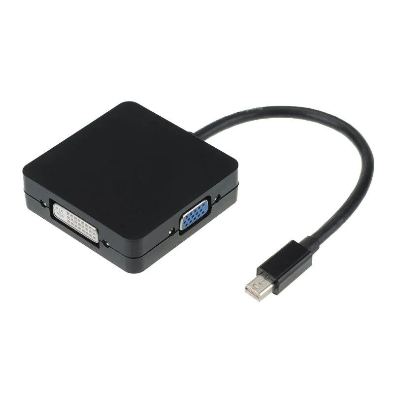 3 в 1 Mini Display Port Lightning на HDMI / DVI VGA адаптер портов дисплея Порт кабель для Mac Book Air Pro iMac