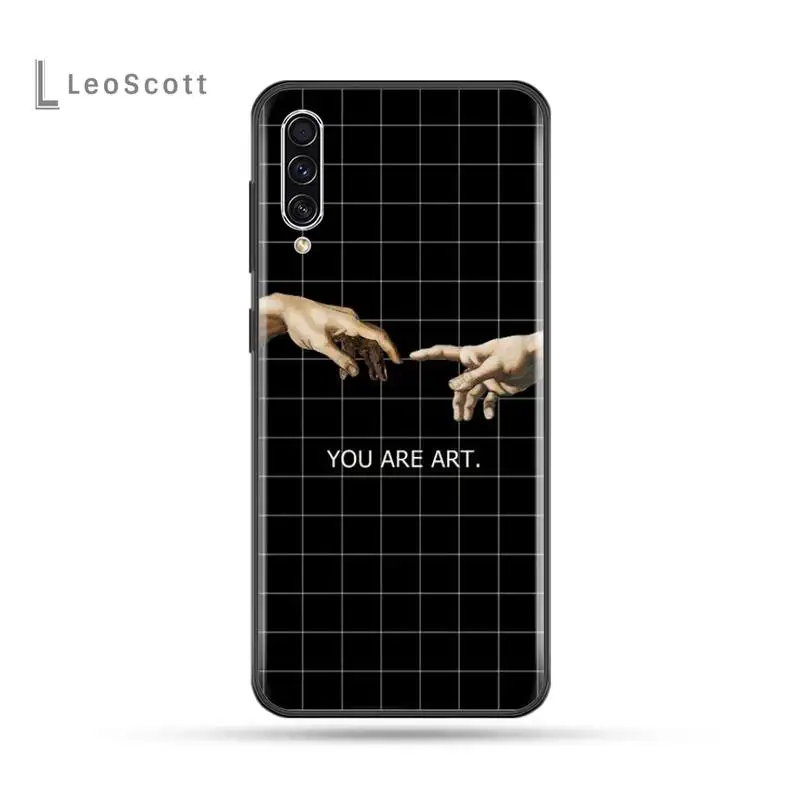 

Funny Hand The Creation of Adam Phone Case For Samsung Galaxy M10 20 30 A 40 50 70 71 A6 A9 2018 J7 CORE PLUS STAR S10 5G C8