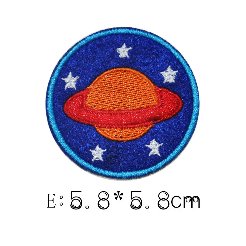 Нашивка для одежды сделай сам космическое пространство панк значки аппликации