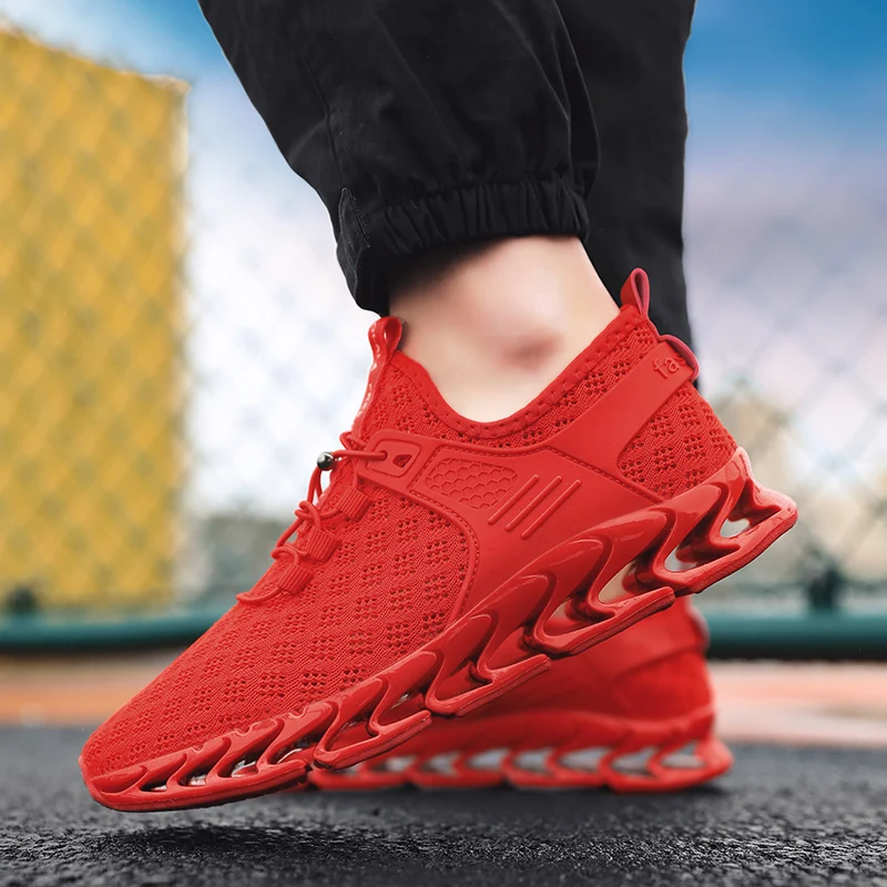 SITAILE New Mesh Men Casual Shoes Lac-up Lightweight Comfortable Breathable Walking Sneakers Tenis masculino Zapatilla | Обувь