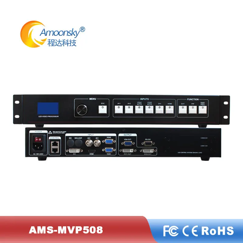 Canada led video processor mvp508 controller support sign asynchronous control card for p5 p8 p10 p12 outdoor wall |