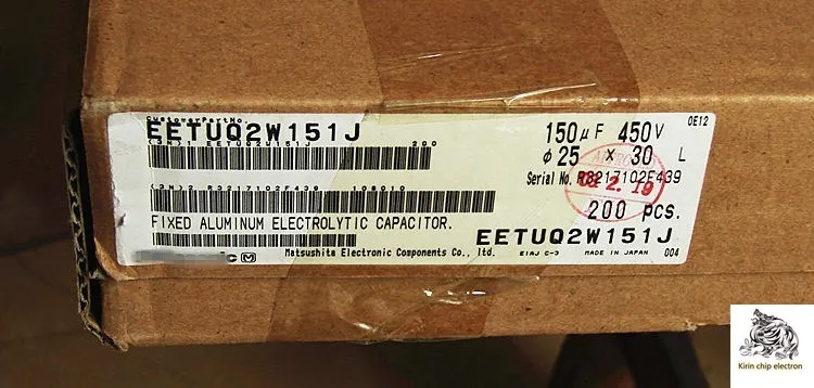 

8pcs / lot 150uf 450V 25 * 30 UQ series filter electrolytic capacitor 450V 150uf volume: 25X30mm