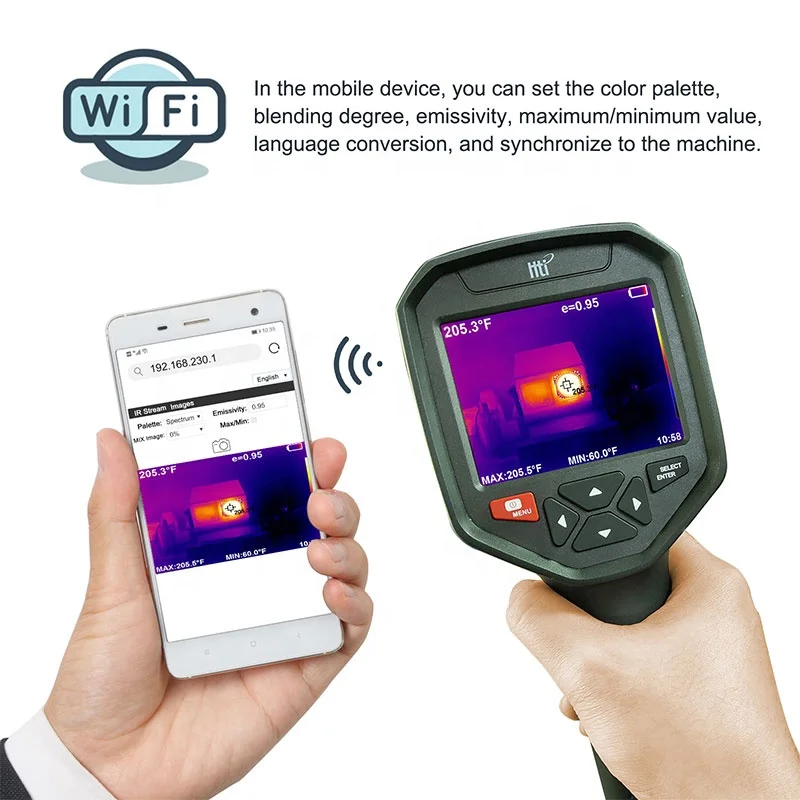 

New model Long range multisensor mini portable infrared china made Thermal imager ht-h8 xintai new hth8