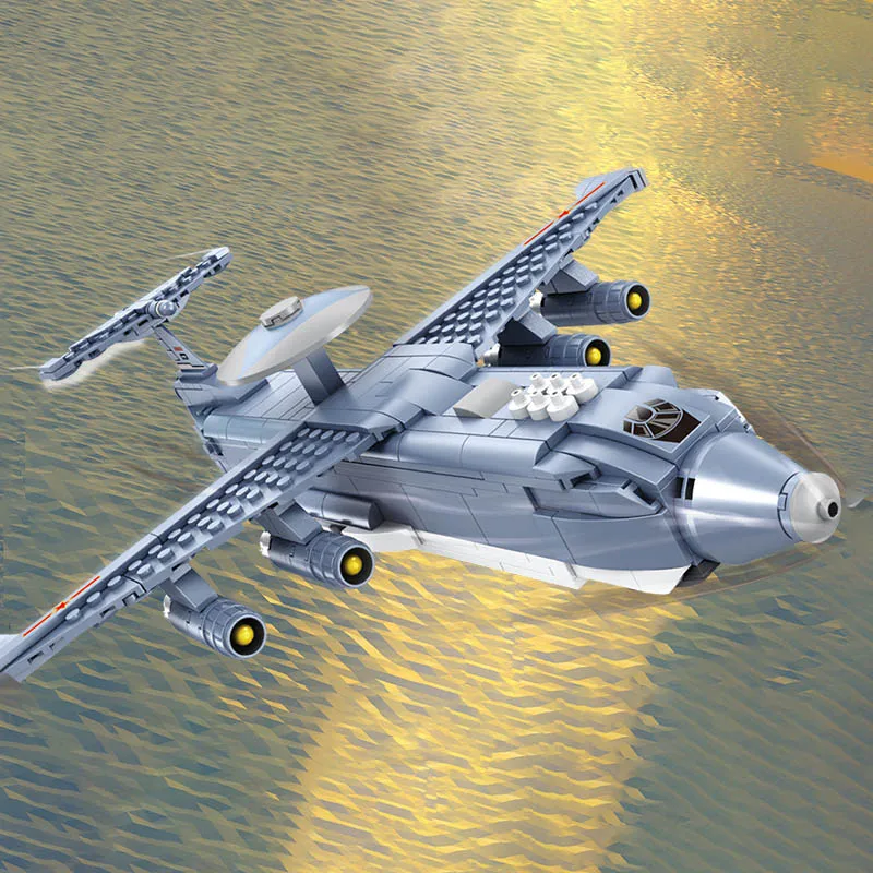 Конструктор детский Раннее предупреждение 464 блоков KJ-2000 Вторая мировая война Z-10