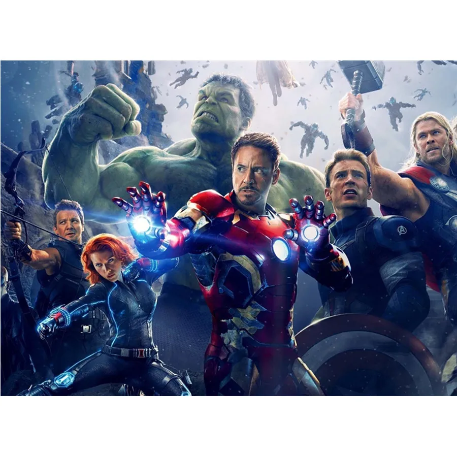 

5D Diy High Quality Diamond Painting Cross Stitch Avenger Super Hero Diamond Embroidery Pattern Drill Mosaic Home Decor Gift Art