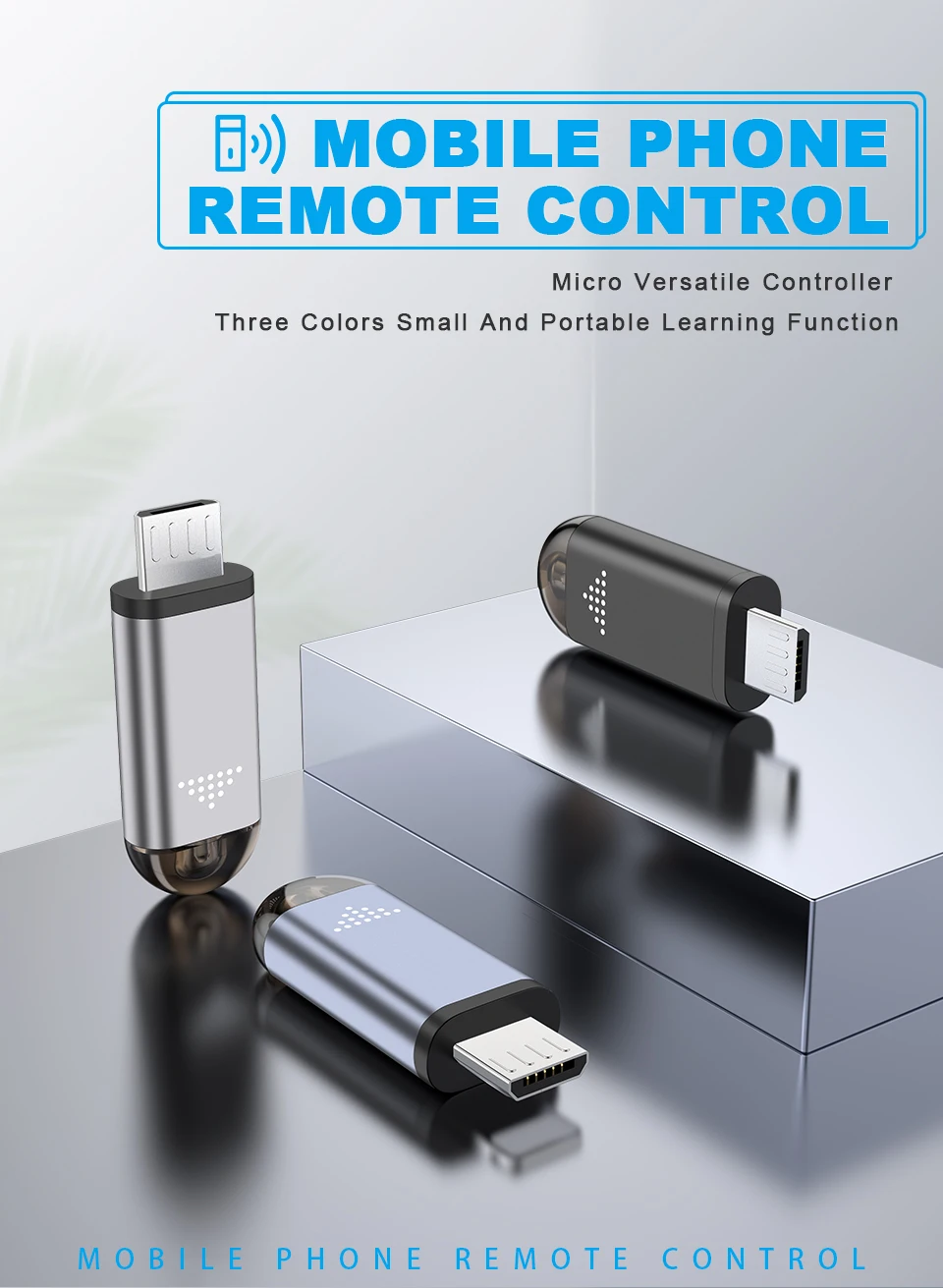 Coolreall Micro USB интерфейс Универсальный мобильный телефон беспроводной пульт дистанционного управления инфракрасный пульт дистанционного управления Лер для Android tv STB Box