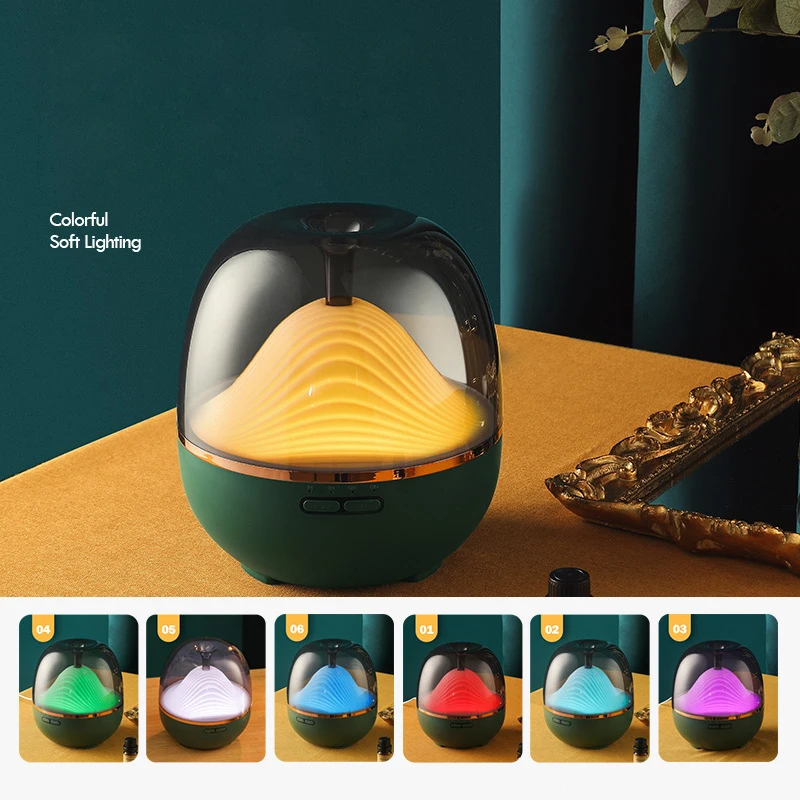 

600ML Air Humidifier Essential Oil Diffuser Humidifiers Aromatherapy Home Diffusers for Oils Ultrasonic Colourful Night Light