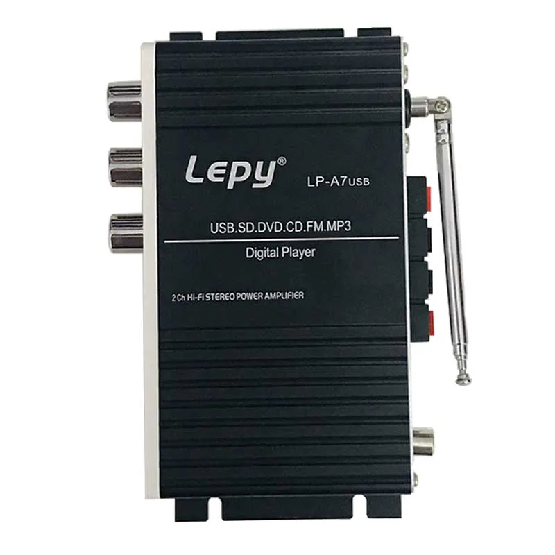 Lepy LP-A7USB усилители мощности многофункциональные FM SD USB MP3 плеер стерео для дома и