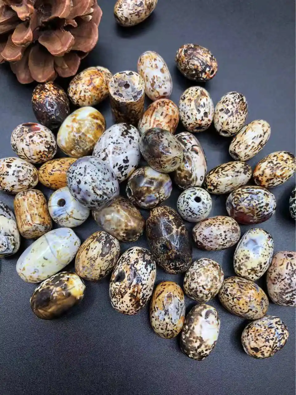 

Pure natural vintage agate barrel beads drum beads loose beads wholesale diy Xingyue Bodhi accessories with perfect color and lu