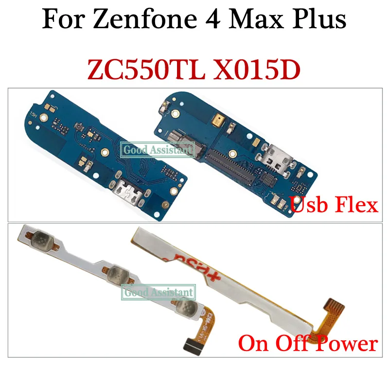 Для Asus Zenfone 4 Max Plus ZC550TL X015D на включения/выключения Мощность + Кнопка громкости