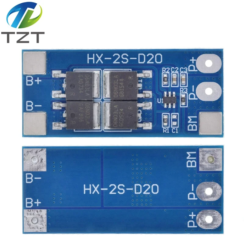 Защитная плата литиевой батареи 2S 10A 7 4 V 18650 8 сбалансированная функция/Защита от