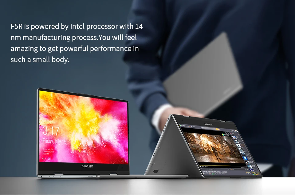 Ноутбук Teclast F5R 11,6 дюймов Win 10 8 Гб DDR4 256 ГБ SSD Intel Gemini Lake N3450 360 градусов шарнир с сенсорным экраном