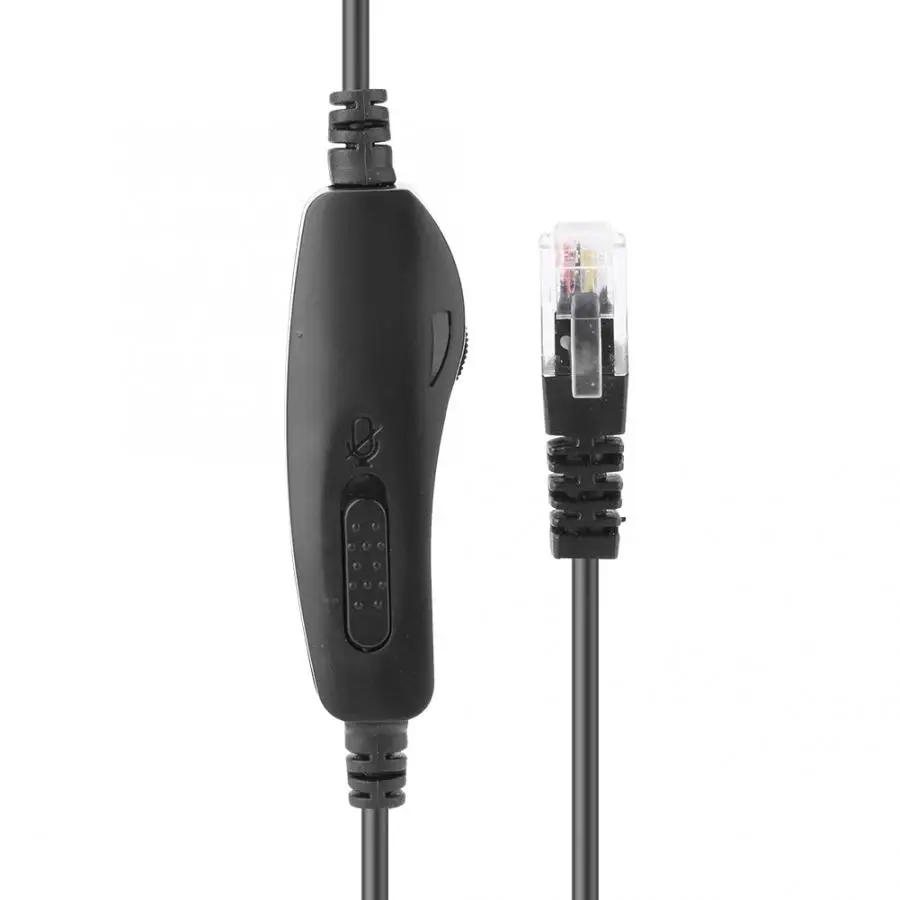 Call Center Headset RJ9 With Microphone Noise Cancelling Volume Control Mute for Box / VOIP network phone PC Game | Электроника