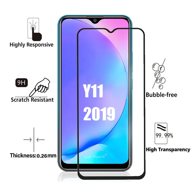 2 в 1 Защитное стекло для объектива камеры vivo Y11 2019 | Мобильные телефоны и
