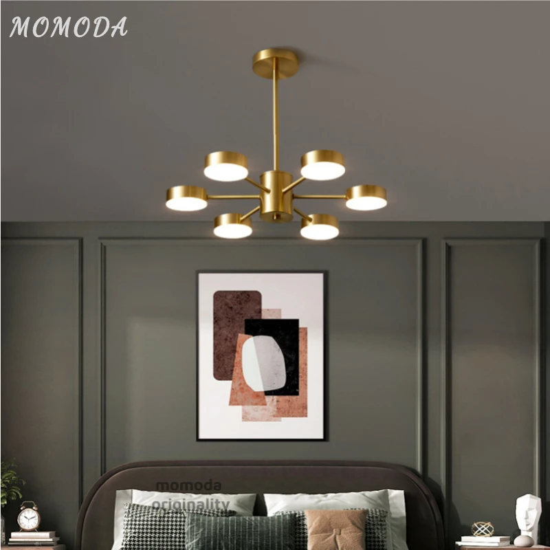 MOMODA Nordic светодиодные светильники люстры для Гостиная современный оригинальный