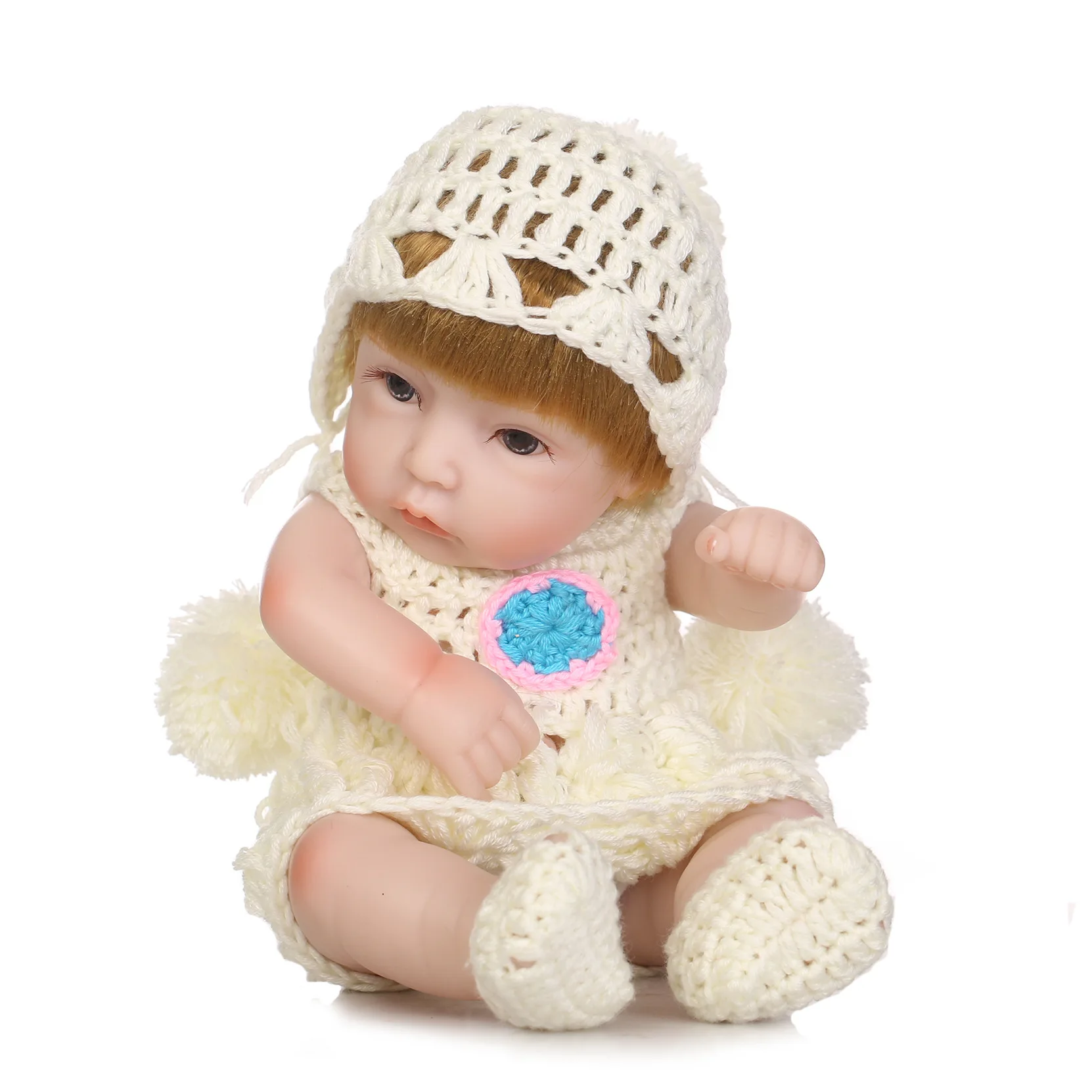 Все Силиконовые Куклы Детские 27 см 11 дюймов NPK куклы Bebe Reborn девочка реалистичные