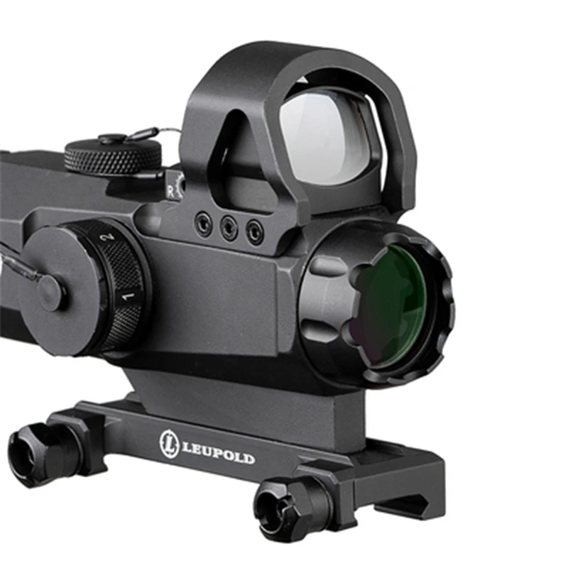 

Tactical 4x24 Red Dot 4x Mirror Combination HAMR Rifle Scope Red Dot Rifle Lens High Accuracy Multi-Range Riflescope Hunting