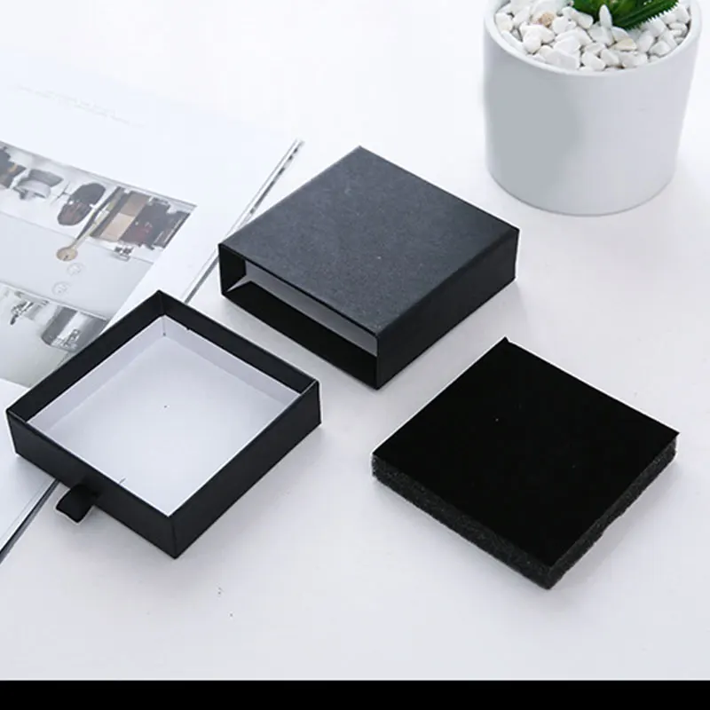 Модные шкатулки для украшений и упаковочный ящик коробка колец браслетов