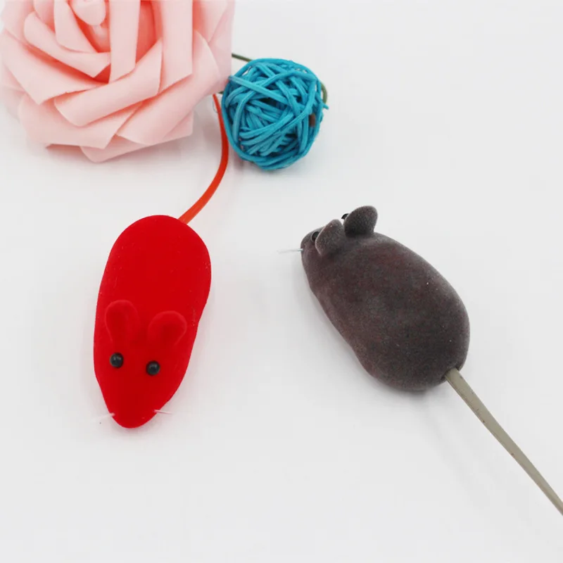 Игрушки для кошек стекающиеся имитация звуковая мышь играющая с кошками и