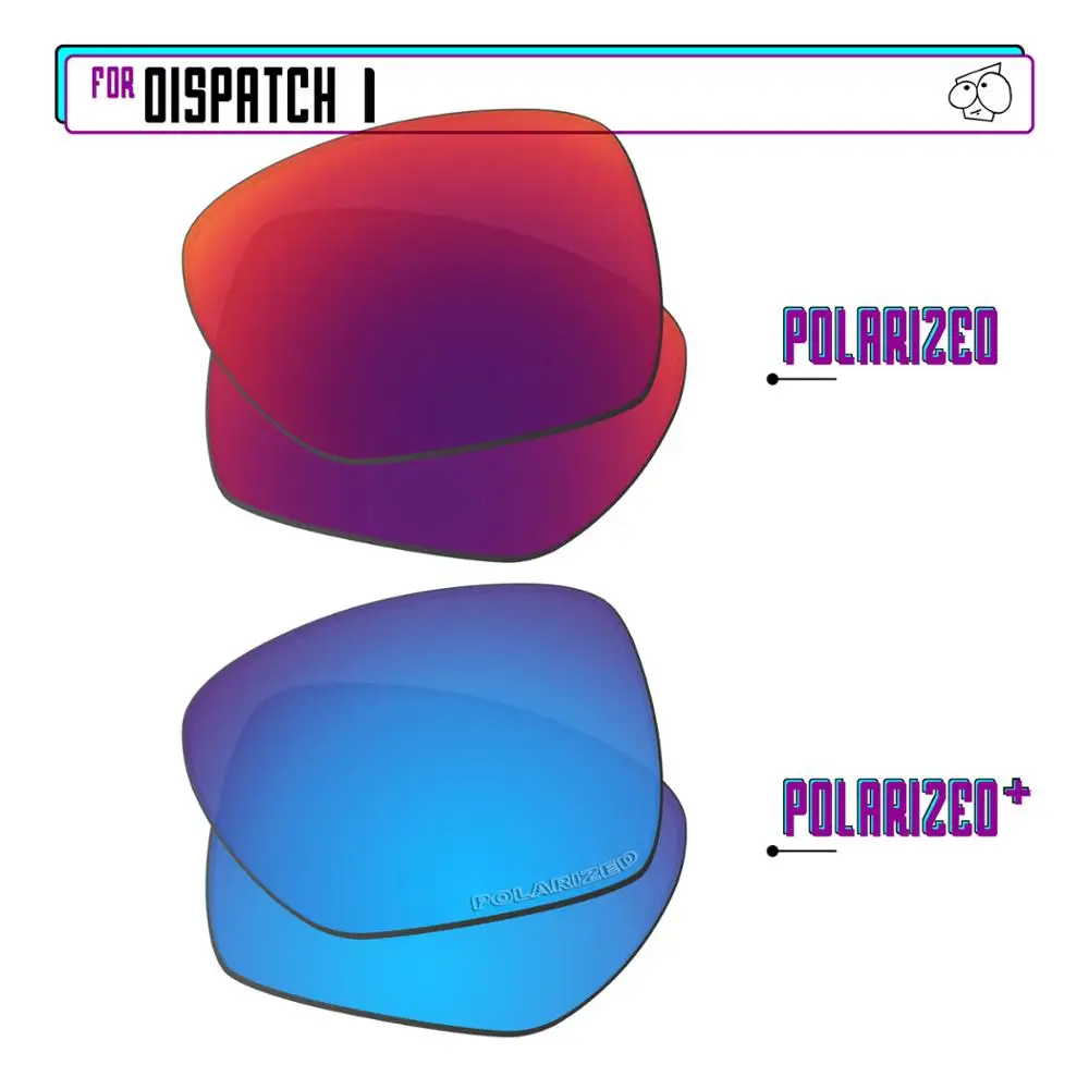 

Ezrelease поляризованные Сменные линзы для-Оукли отправка 1 Солнцезащитные очки-BlueP Plus-MidnightP
