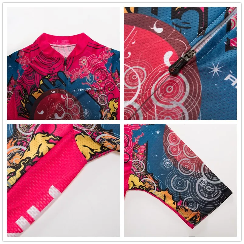 Детский комплект велосипедной одежды Ciclismo дышащая рубашка с коротким рукавом 3D