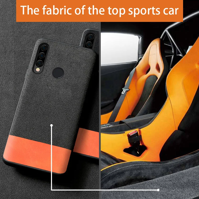 Phone Case For Huawei Mate 9 10 20 Pro P10 P20 P30 Lite Suede Stitching Oil Wax Skin Soft TPU Funda Honor 8X | Мобильные телефоны и