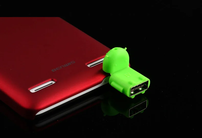 10 шт./лот Android Robot Shaped Micro USB к OTG адаптер кабель для смартфона Galaxy S3 S4 Note2 | Мобильные