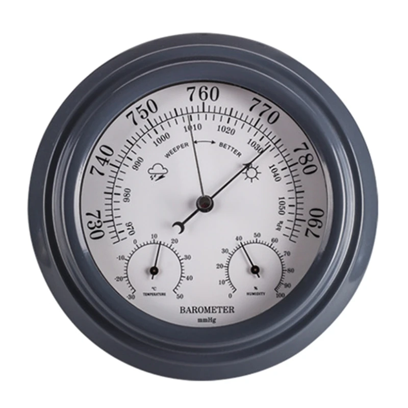 

3 in 1 Thermometer Hygrometer Barometer Wall Hanging Weather Station Digital