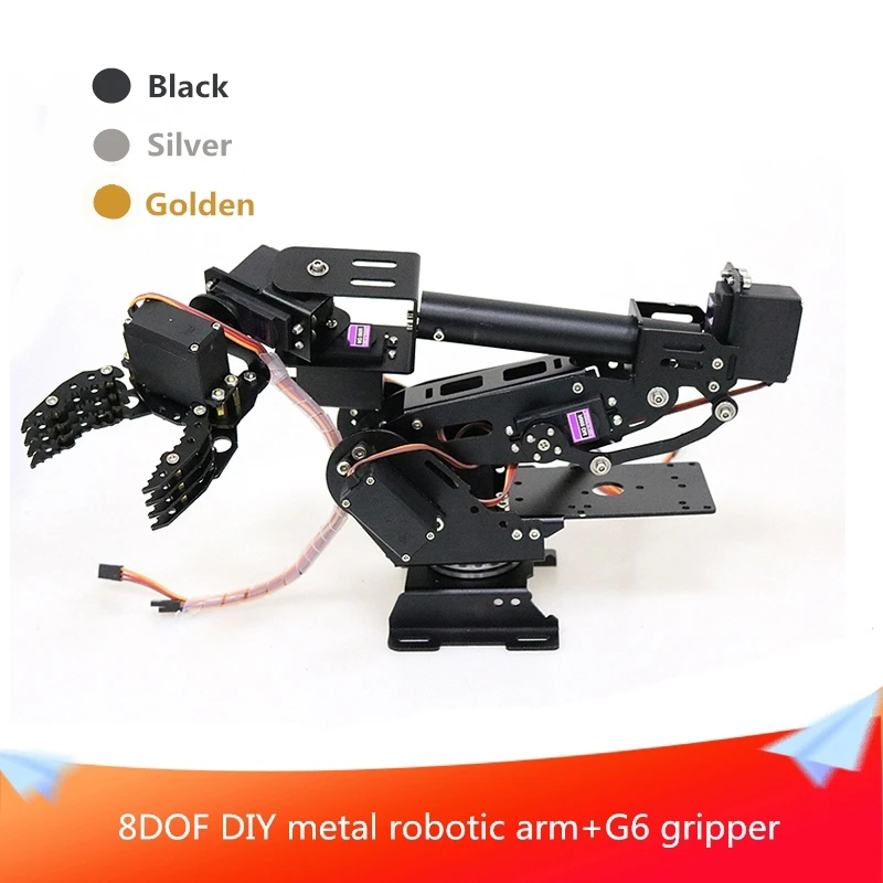 8-DOF DIY металлический Роботизированный рычаг + захват G6 ABB Роботизированная модель