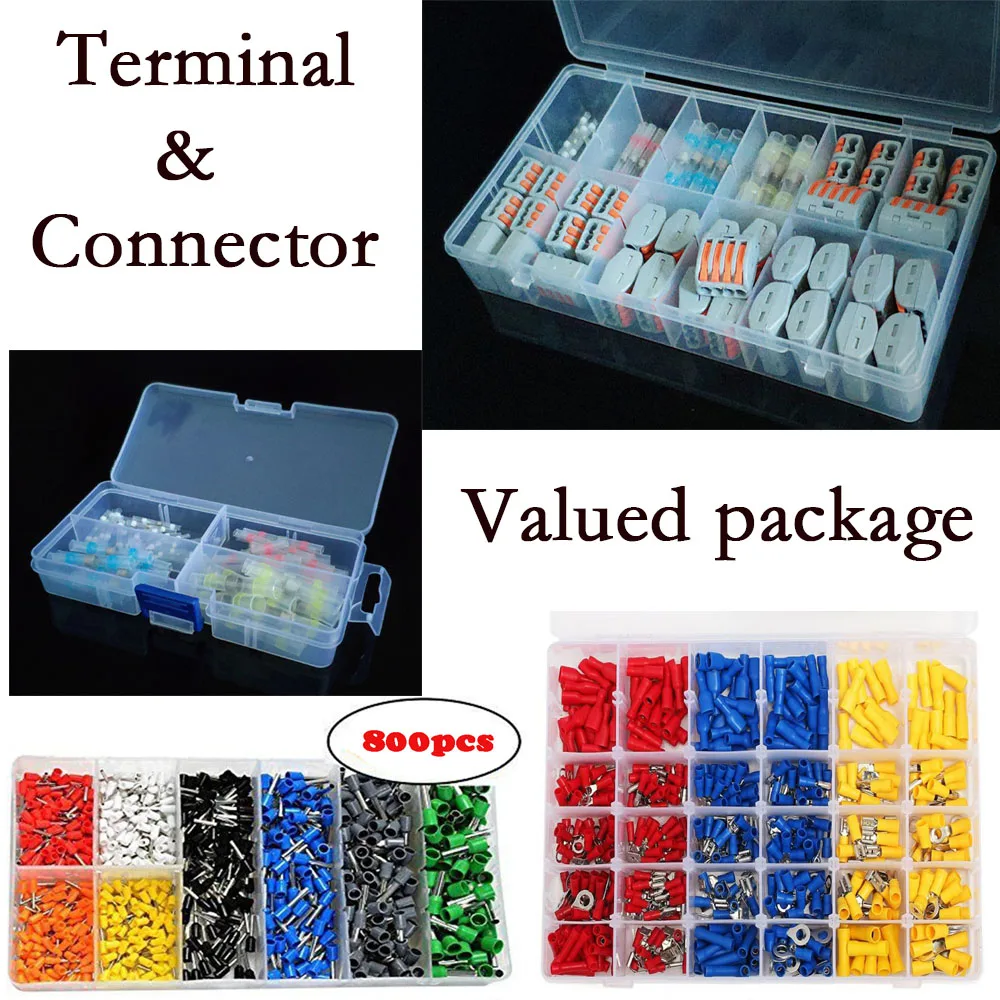 Коннектор для проводов изолированный терминал SST термоусадочный серии E0506 MDD FDD