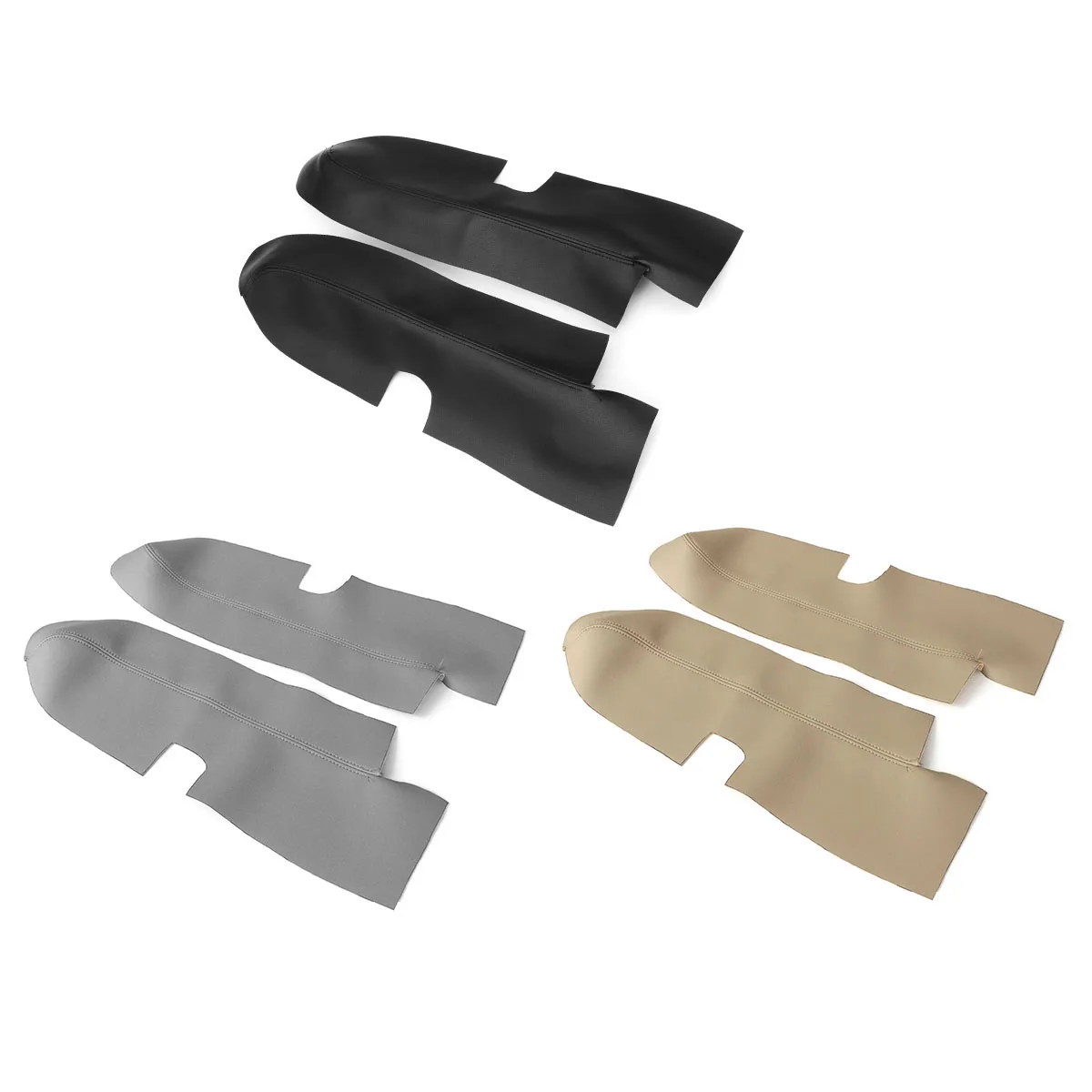 Лидер продаж Пара передней двери ручка панели подлокотник чехол из кожи на