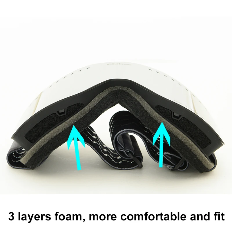 Детектор UV400 лыжные очки Анти туман двойные линзы мужские скейтборд Сноуборд