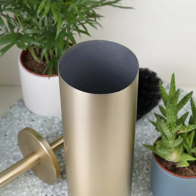 

Long Handle Floor-Type Toilet Brush with Holder Blind Angle Cleaning Brush Home Standing Quick Drying Cleaning Tools P82C