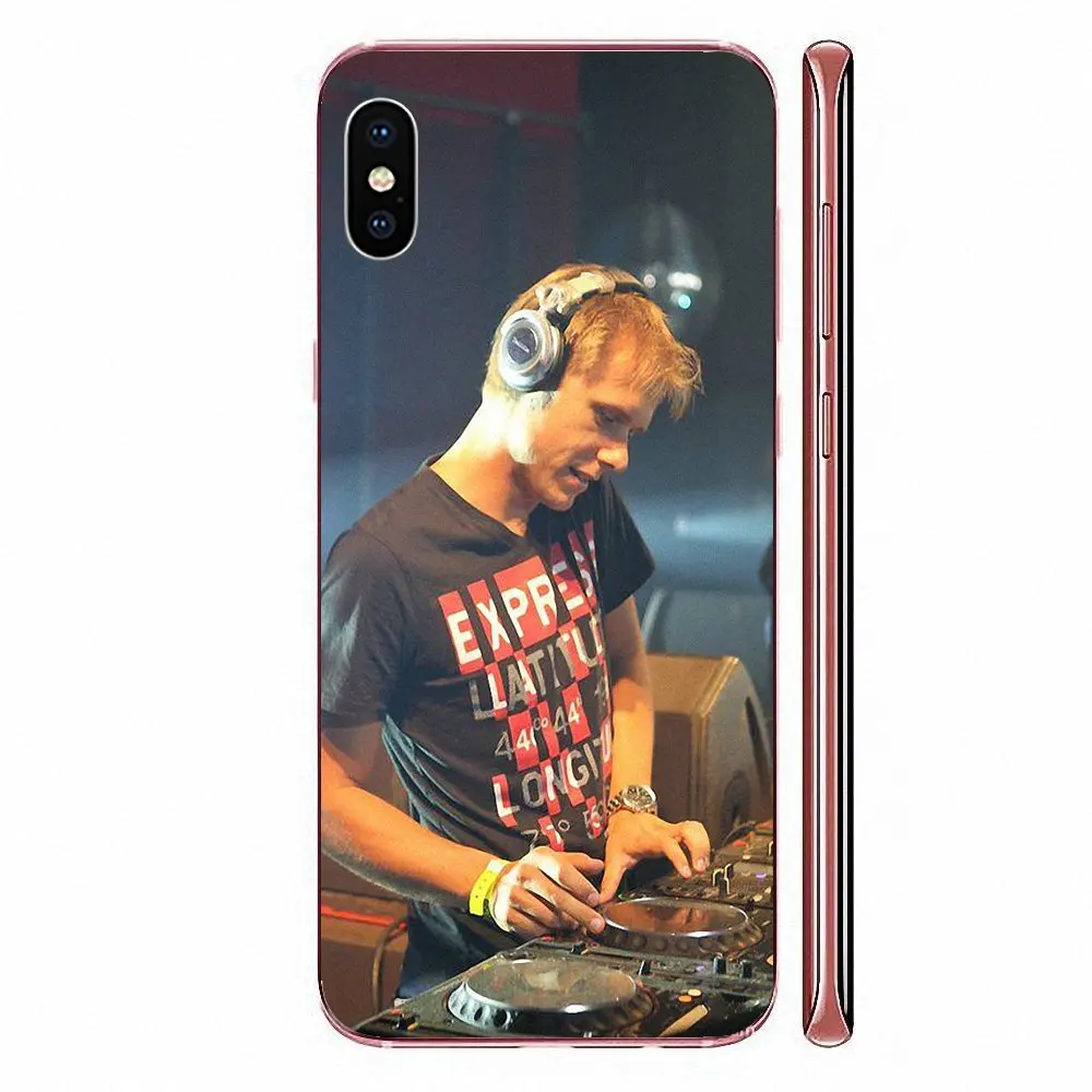 Для Apple iPhone 11 Pro X XS Max XR 4 4S 5 5C 5S SE SE2 6 6S 7 8 Plus Мягкий Сотовый телефон Armin Van Buuren Dj |