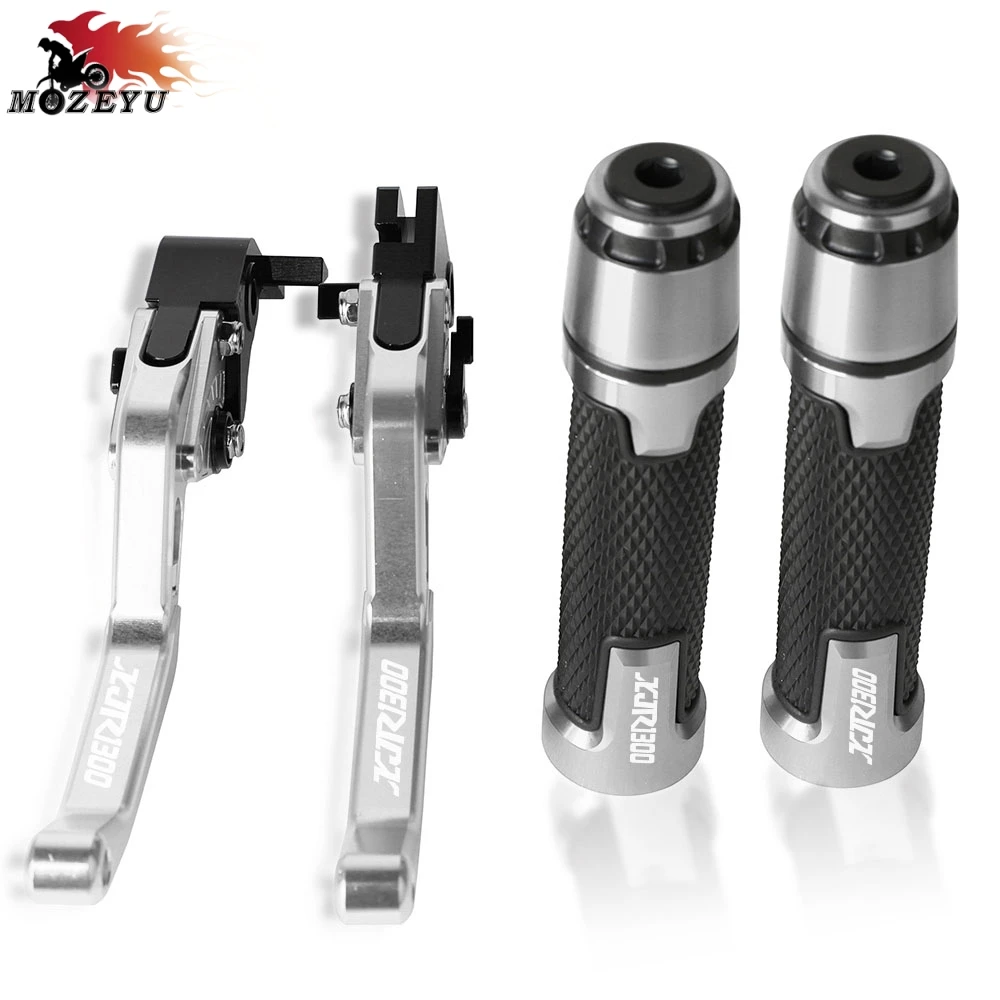 

Brake Handle Clutch Levers Motorcycle Thruster Grip Handle Bar Cap End Plugs For YAMAHA XJR1300 1995-2003 2002 2001 2000 1999
