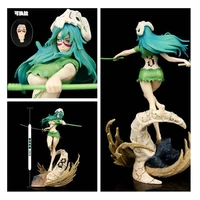 28cm sexy girls bleach gk nelliel tu odelschw japanese anime figure pvc model figure collectible for fans gifts changable face