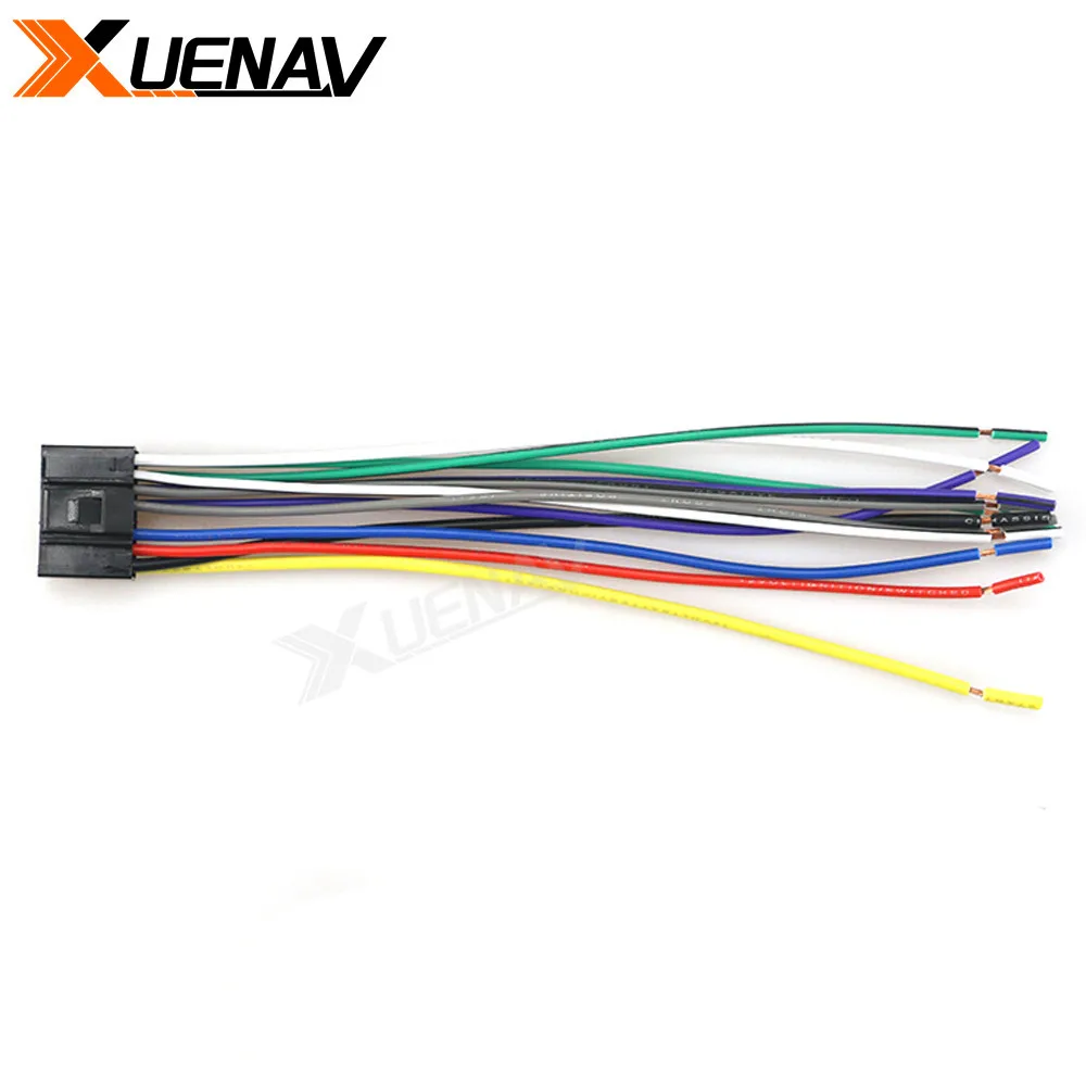15 003 автомобильный ISO кабельный жгут для KENWOOD DPX JVC KD Стерео радио провод адаптер
