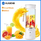 500 мл электрической соковыжималки Портативный Мини соковыжималка для фруктов Стекло ручной смузи мейкер блендер смеситель USB Перезаряжаемые для дома и путешествий