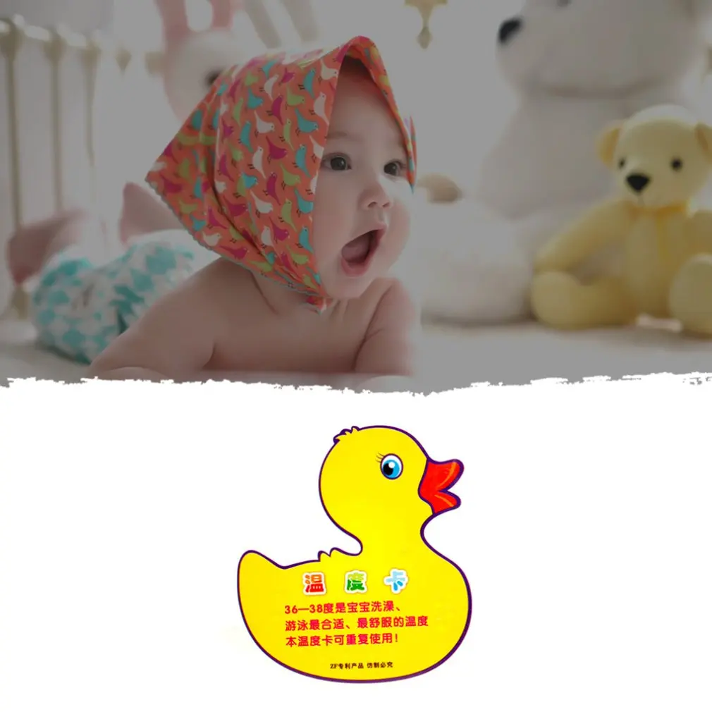 Маленький утенок baby shower Температура карты Детские термометр для ванной с картой