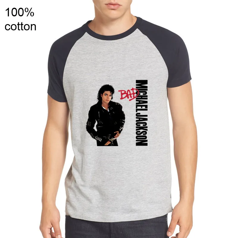 Майкл плохой Футболка Для мужчин марка NEW FASHION Hi Street Триллер Homme Джексон в стиле