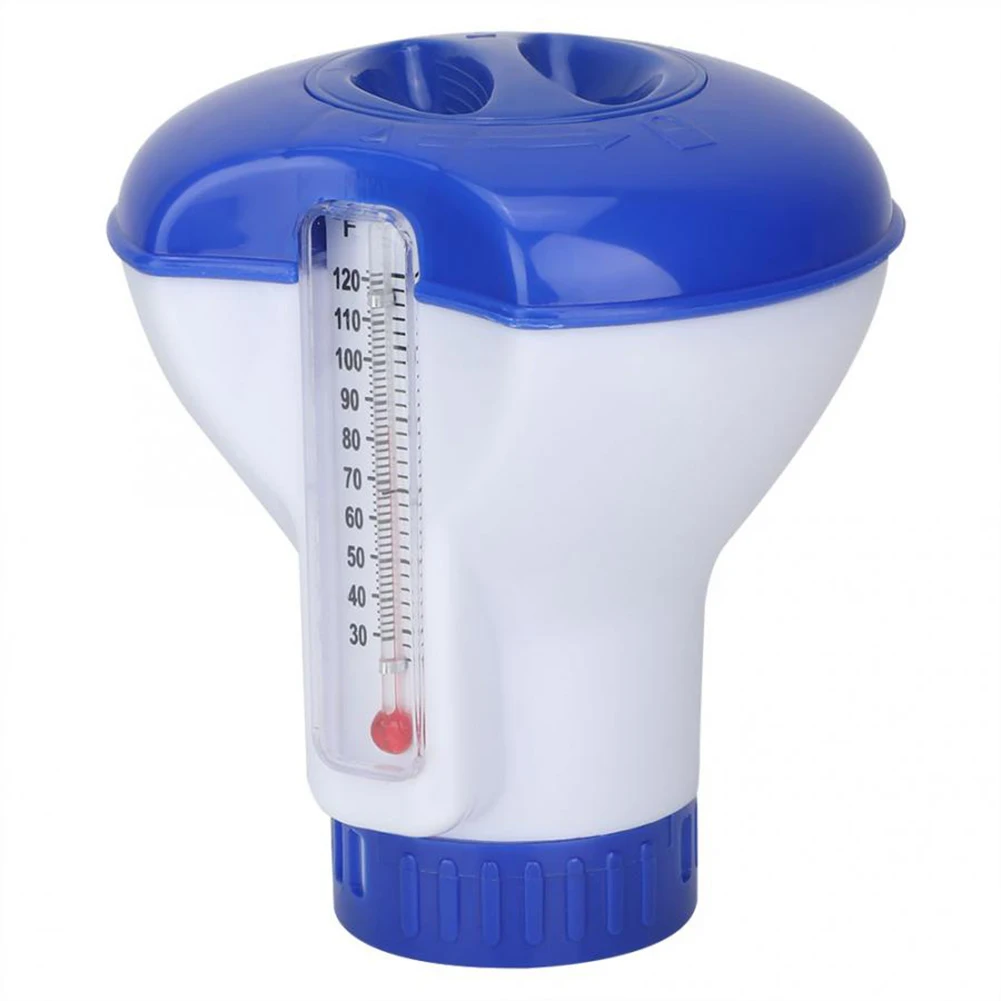

Swimming Pool Floating Chemical Chlorine Dispenser Swimming Pool Accessories Thermometer Automatic Applicator Pump
