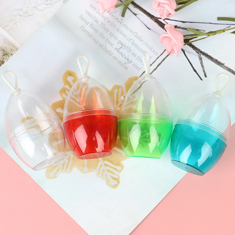 

Egg Shaped Rack Transparent Puffs Drying Box Beauty Sponge Stand Storage Case Makeup Blender Puff Holder Empty Cosmetic Case