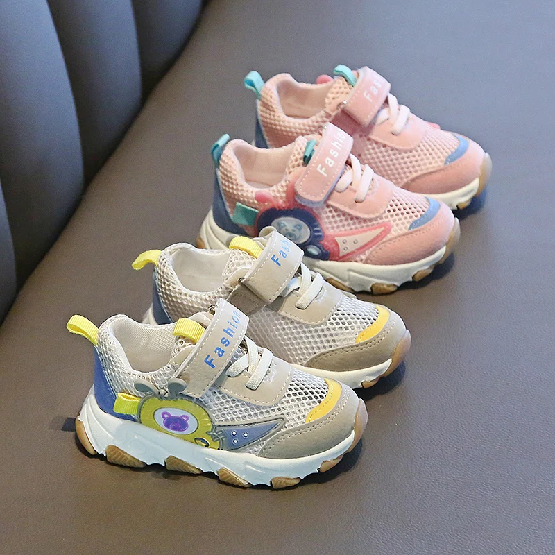 Кроссовки Детские сетчатые унисекс дышащие повседневная обувь для начинающих