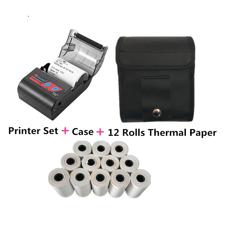 GOOJPRT 58 мм Bluetooth Термальный чековый принтер для мобильных Android IOS Windows POS Imprimante Thermique