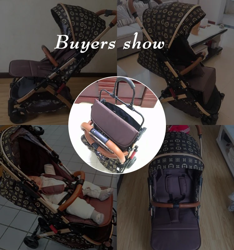 Детские коляски трамвай тележка складная детская коляска 2 в 1 легкая Европы