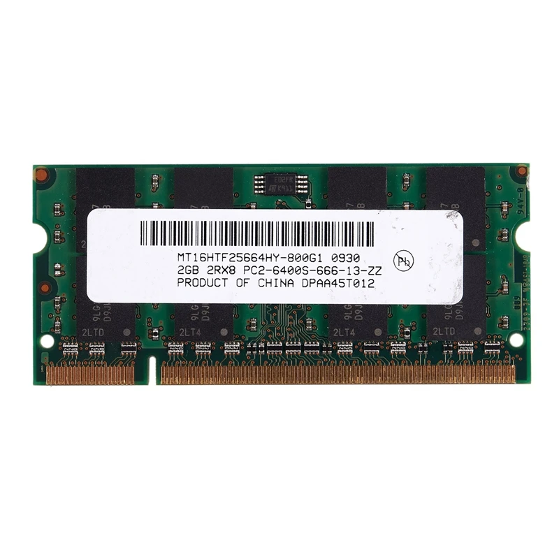 AU42 -2GB DDR2 PC2-6400 800MHz 200Pin 1.8V Laptop Memory SO-DIMM Notebook RAM